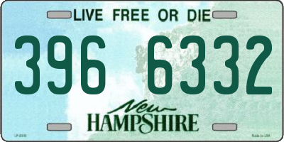 NH license plate 3966332