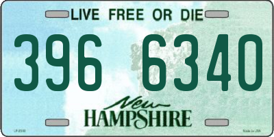 NH license plate 3966340