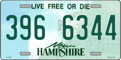 NH license plate 3966344