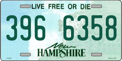 NH license plate 3966358