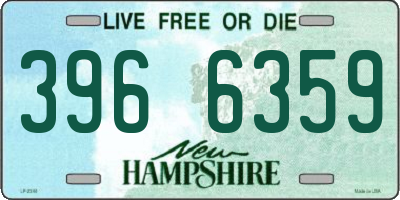 NH license plate 3966359