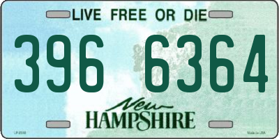 NH license plate 3966364