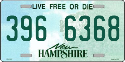 NH license plate 3966368