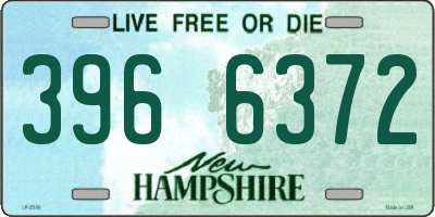 NH license plate 3966372