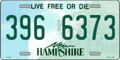 NH license plate 3966373