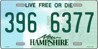 NH license plate 3966377