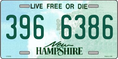 NH license plate 3966386