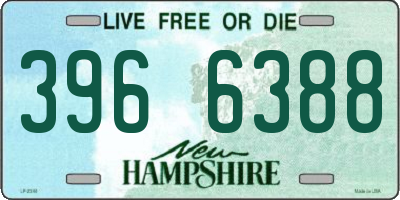 NH license plate 3966388