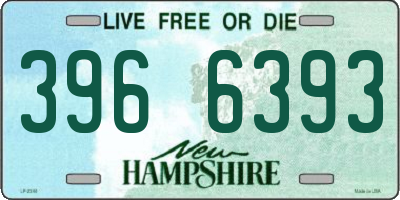 NH license plate 3966393