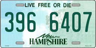 NH license plate 3966407