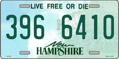 NH license plate 3966410