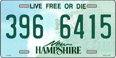 NH license plate 3966415