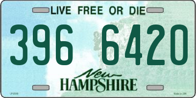 NH license plate 3966420