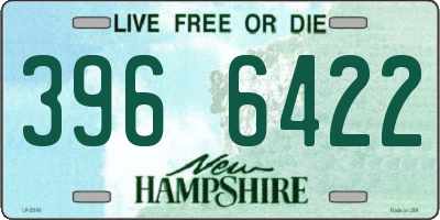 NH license plate 3966422