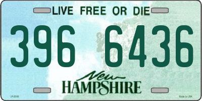 NH license plate 3966436