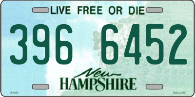 NH license plate 3966452