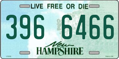 NH license plate 3966466
