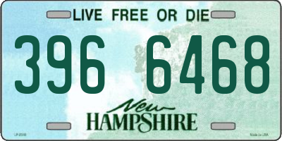 NH license plate 3966468