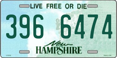 NH license plate 3966474