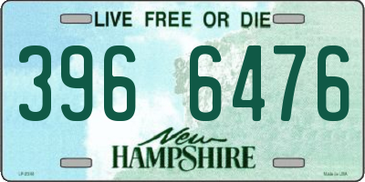 NH license plate 3966476