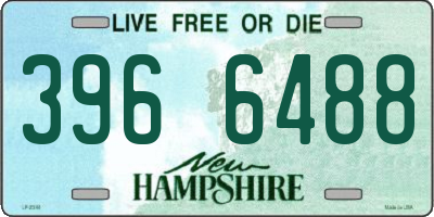 NH license plate 3966488