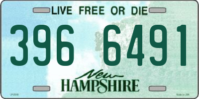NH license plate 3966491