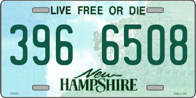 NH license plate 3966508