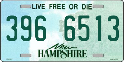 NH license plate 3966513