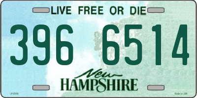 NH license plate 3966514