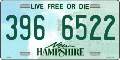 NH license plate 3966522