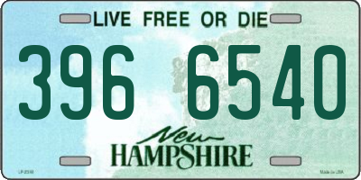 NH license plate 3966540