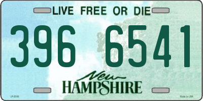 NH license plate 3966541