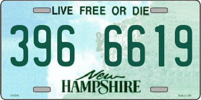 NH license plate 3966619