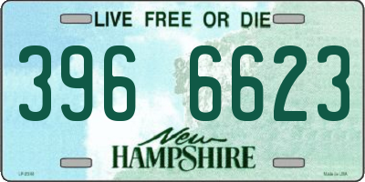 NH license plate 3966623