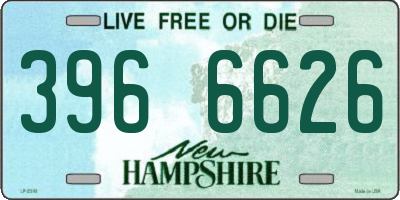 NH license plate 3966626