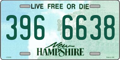 NH license plate 3966638