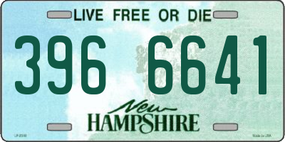 NH license plate 3966641