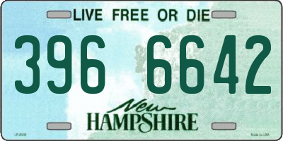 NH license plate 3966642