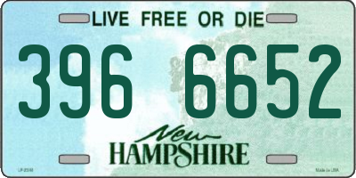 NH license plate 3966652