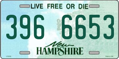 NH license plate 3966653