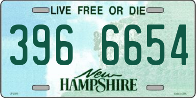 NH license plate 3966654