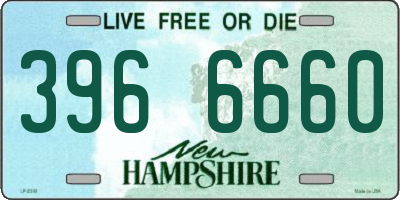 NH license plate 3966660