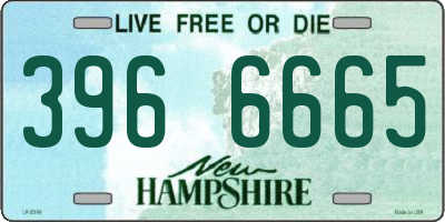 NH license plate 3966665