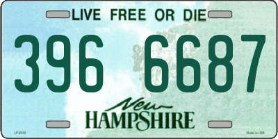 NH license plate 3966687