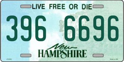 NH license plate 3966696