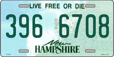 NH license plate 3966708