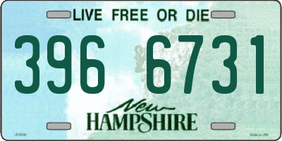 NH license plate 3966731