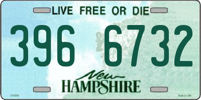 NH license plate 3966732
