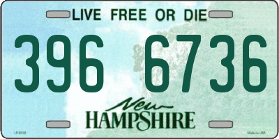 NH license plate 3966736