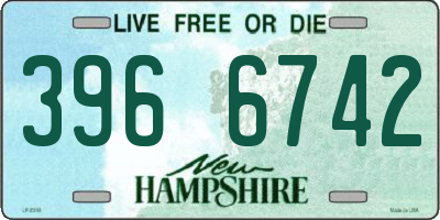 NH license plate 3966742